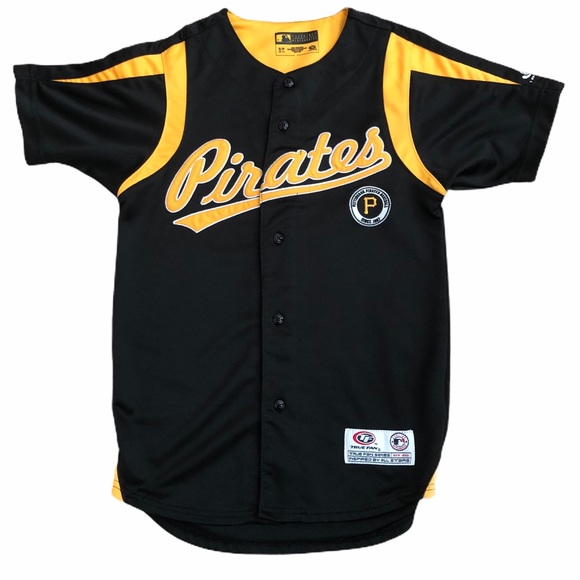 pittsburgh pirates button down jersey